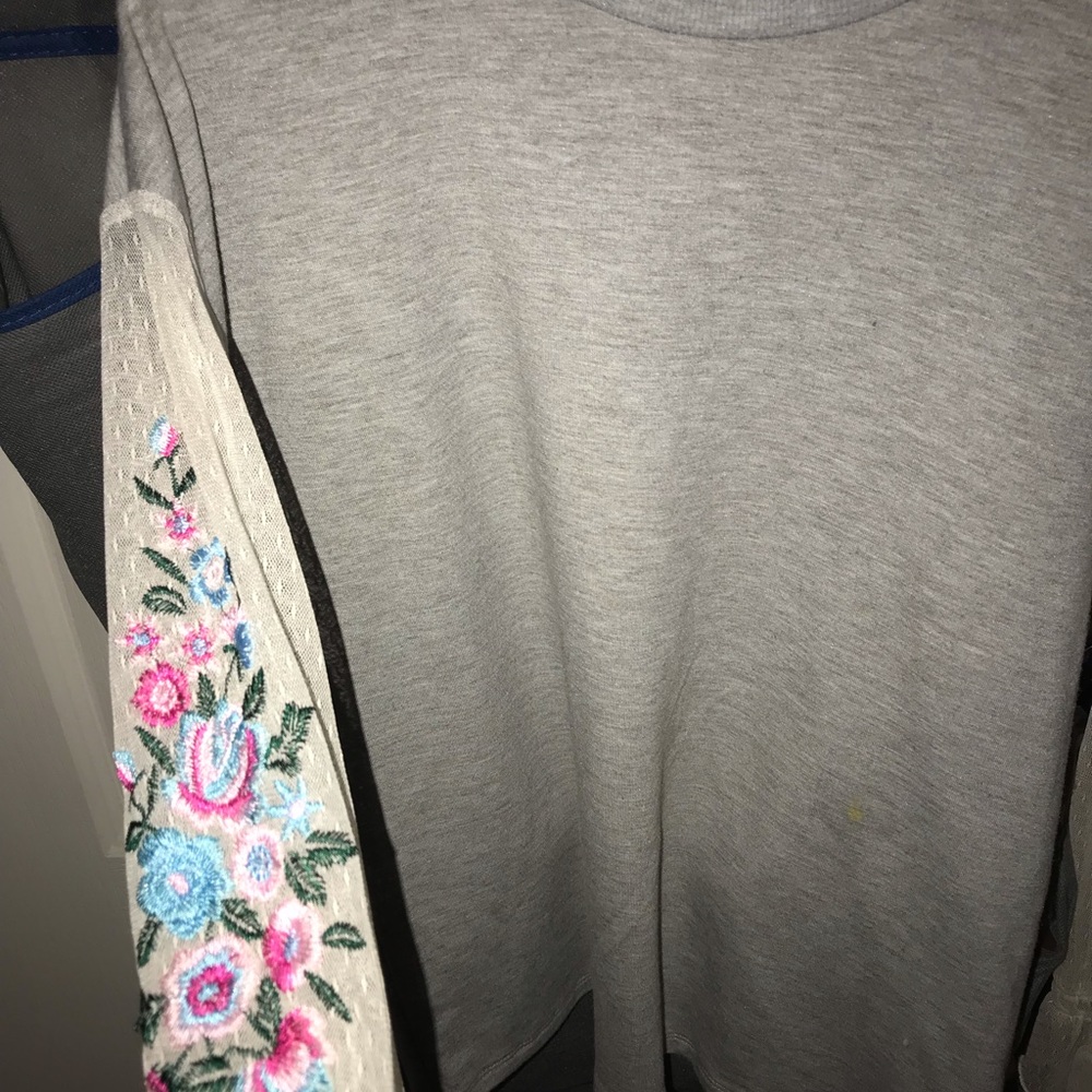 cute grey blouse